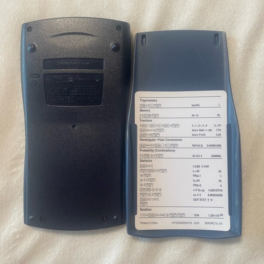 Texas Instrument TI-30X IIS Scientific Calculator TI-30XIIS with cover